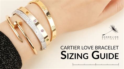 cartier bracelet size guide|cartier bracelet dimensions.